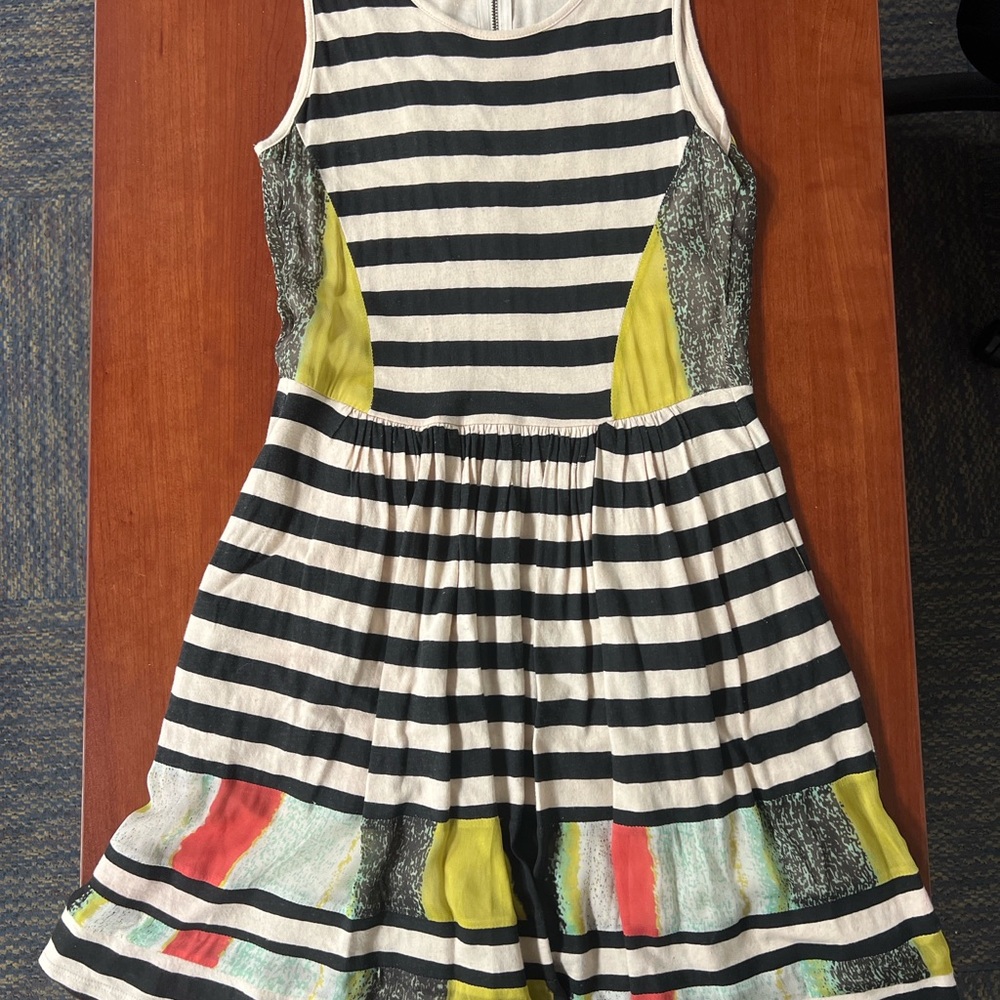 Striped Multicolor Dress sleeveless and cute